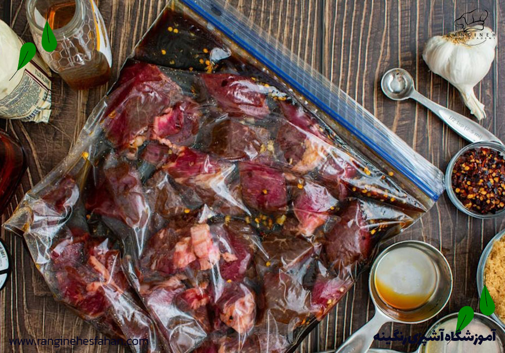 مواد اولیه برای مرینیت مرغ