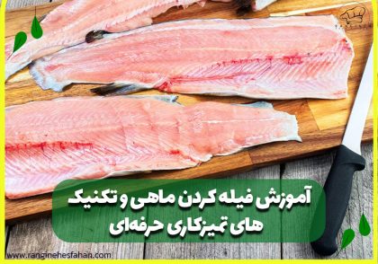 اموزش فیله کردن ماهی